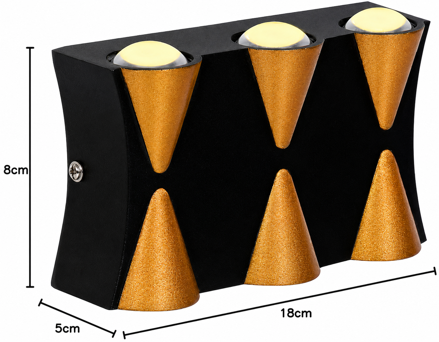Glintac Wallchiere Wall Lamp With Bulb (6W)