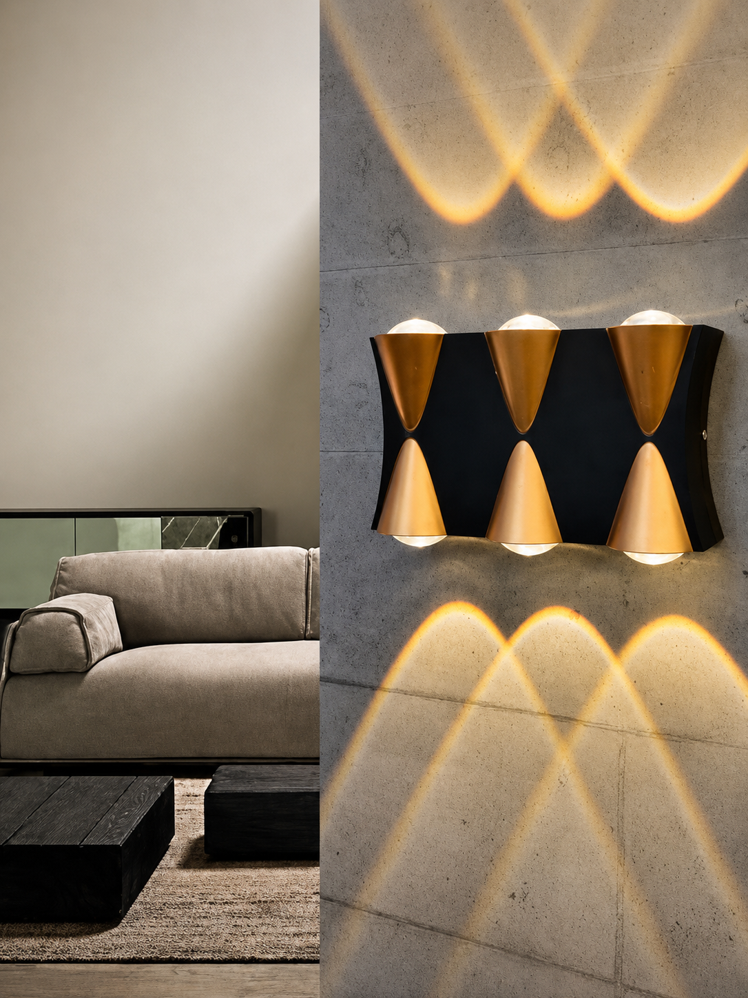 Glintac Wallchiere Wall Lamp With Bulb (6W)