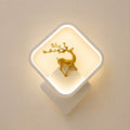 Glintac Deer Wall Light With Bulb (White)