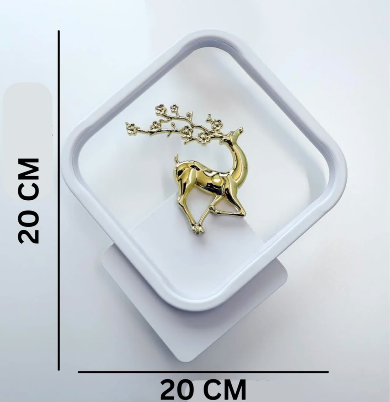 Glintac Deer Wall Light With Bulb (White)