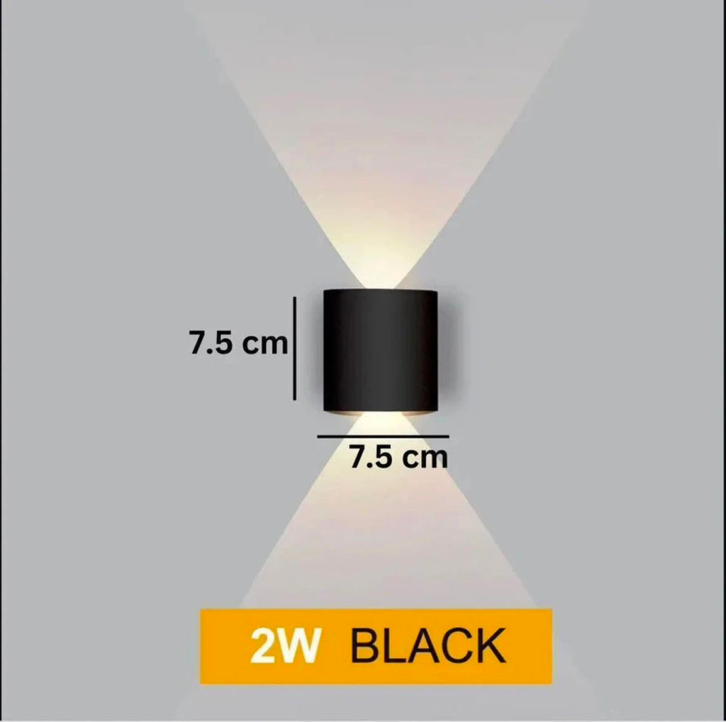 Glintac 2W Wall Light With Bulb (WW)