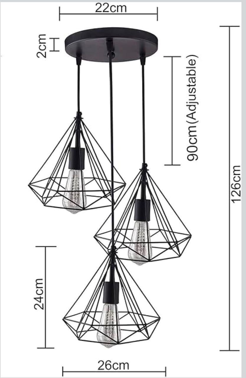 Glintac Diamond Cluster Pendant Light Decorative Chandelier