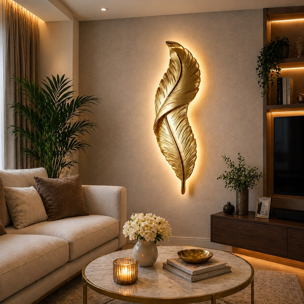 Glintac Feather 600 LED Wall Light