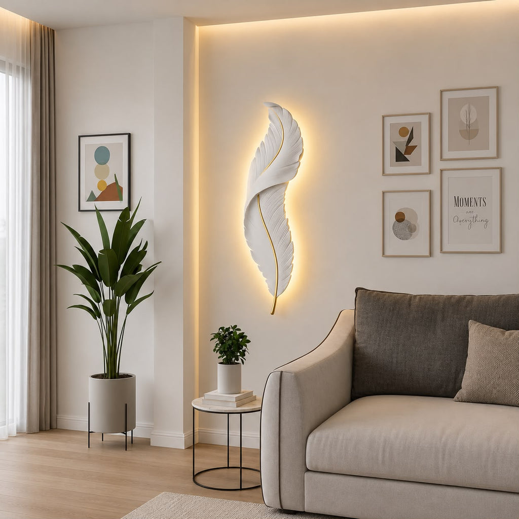 Glintac Feather 600 LED Wall Light